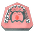 Stellite plaque circulaire